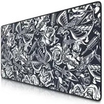 Titanwolf XXL Speed Gaming Mauspad Titanwolf Schwarz 900 x 400mm, XXL Mousepad,