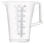 Messbecher 3l blau bedruckte Skala PP PRESSOL