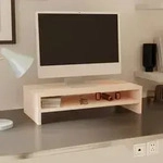 vidaXL Monitorst&auml;nder 50x24x13 cm Massivholz Kiefer