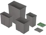 Eimer,9279391, 11l,Kunststoff anthrazit