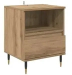 vidaXL Nachttisch Artisan-Eiche 40 x 35 x 50 cm Holzwerkstoff
