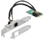 DeLOCK Mini PCIe I/O PCIe full size 1 x RJ45 Gigabit LAN