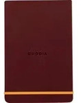 Rhodia Webnotepad A5 96 Bl liniert, mikroperforiert, Papier 90g, Weinrot 194380C