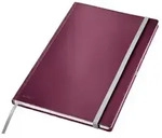 Leitz 44751028 Notizbuch liniert Granat Rot Anzahl der Bl&auml;tter: 80 DIN A4