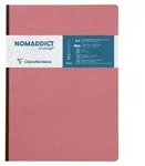 Clairefontaine 5x Notizbuch A4, Leinenr&uuml;cken, 96 Bl kariert Antikrosa 791426C