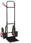 vidaXL Handwagen Schwarz und Rot 64,5 x 49,5 x 114 cm Stahl