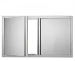 VEVOR Grill-Zugangst&uuml;r, 914 x 534 mm, Doppelte Au_enk&uuml;chent&uuml;r,...