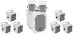 OMNITRONIC Set BOB-10A ws + 8x BOB-4 ws