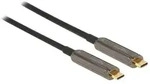 Delock - Video- / Audiokabel - USB-C m&auml;nnlich bis USB-C m&auml;nnlich - 15 m - Glasfaser