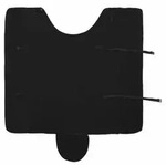 vidaXL Pferdedecke Schwarz 155 cm Polyester