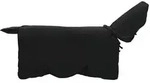 vidaXL Pferdedecke Schwarz 115 cm Polyester
