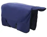 vidaXL Pferdedecke Marineblau 135 cm Polyester