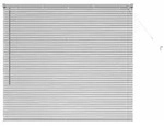 vidaXL Balkenjalousien Silber 130 x 145 cm Aluminium