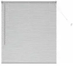vidaXL Balkenjalousien Silber 130 x 120 cm Aluminium