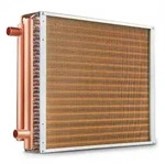 VEVOR W&auml;rmetauscher Wasser-Luft, 45,72 x 50,8 cm mit 3-reihigen 9,53 mm