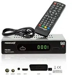 PremiumX Kabelreceiver DVB-C FTA 531C Digital FullHD SCART HDMI USB Mediaplayer,