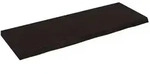 vidaXL Wandregal Dunkelbraun 140x50x(2-6)cm Massivholz Eiche Behandelt