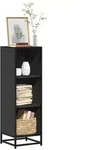 vidaXL B&uuml;cherregal Schwarz 33,5x33x107,5 cm Holzwerkstoff