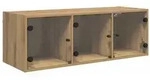 vidaXL Wandschrank Artisan-Eiche 102 x 37 x 35 cm Holzwerkstoff