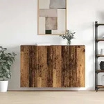 vidaXL Wandschrank 2 pcs Altholz 69,5 x 34 x 90 cm Holzwerkstoff