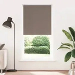 vidaXL Verdunkelungsrollo Kaffeebraun 115x210 cm Stoffbreite 110,7 cm