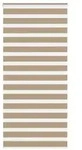 vidaXL Zebrarollo Sandbraun 95x200 cm Stoffbreite 90,9 cm Polyester