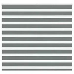 vidaXL Zebrarollo Dunkelgrau 165x100 cm Stoffbreite 160,9 cm Polyester