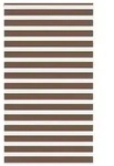 vidaXL Zebrarollo Braun 125x230 cm Stoffbreite 120,9 cm Polyester