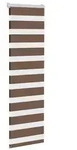 vidaXL Zebrarollo Braun 40x100 cm Stoffbreite 35,9 cm Polyester