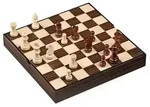 2734 - Schachset, Feld 34 mm, magnetisch, Brettspiel aus Holz, 1-2 Spieler, ab 8