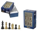 Schachfiguren Ludwig XIV, K&ouml;nigsh&ouml;he 83 mm, in Set-Up Box