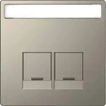 Merten Abdeckung System Design Nickel MEG4574-6050 1St.