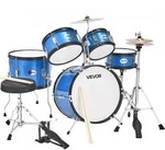 VEVOR Schlagzeug Set, 5-teilig, inkl. 40,6 cm Basstrommel, 25,4 cm Snare, 20,3...
