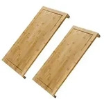 Kesper | 2 St&uuml;ck Schneide- und Abdeckplatte | Bambusholz | 54 x 28 x 4 cm |...