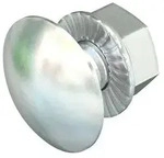 OBO Bettermann FRSB 6x16 A2 6406189 Flachrundschraube 6mm 16mm Stahl nicht rostend