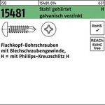 FLAKObohrschraube ISO 15481 PH ST 2,9x16-H Stahl geh&auml;rtet galv.verz. 1000St.