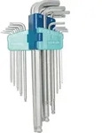 Winkelschraubendrehersatz 18-tlg.Ku.-Halter SW 1,5-10 mm-T10-T50 TW