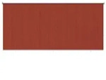 vidaXL Au&szlig;enrollo 90% UV-Block Terrakotta 350 x 230 cm HDPE
