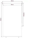 vidaXL Au&szlig;enrollo 90% UV-Block Terrakotta 80 x 140 cm HDPE