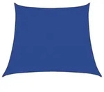 vidaXL Sonnensegel 160 g/m2 Trapezform Blau 3/4x3 m HDPE