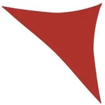 vidaXL Sonnensegel 160 g/m2 Rot 2,5x2,5x3,5 m HDPE