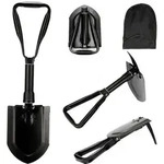 Klappspaten 58cm Kohlenstoffstahl Camping Schaufel Outdoor Wandern