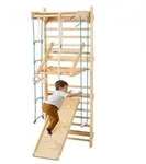 VEVOR schwedisches Leiterwand, 8 in 1 15-stufiges Indoor-Kletterger&uuml;st, 100 kg
