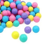 100 Bunte B&auml;lle f&uuml;r B&auml;llebad 7cm Baby Spielb&auml;lle Kinder Spielzeug...