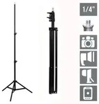 210cm Stativ Tripod f&uuml;r Kamera Licht Actioncam Webcam St&auml;nder Halterung