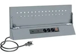 Lochplatte V6000-05SP, Mit 3-fach Schukoleiste 4 USB-Ports, 676 mmx301 mm, VIGOR