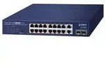 PLANET GSD-2022P - Switch - unmanaged - 16 x 10/100/1000 (PoE+)
