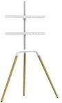 kalb | TV Standhalter Buche - VESA bis max. 600x400 f&uuml;r 45-65 Zoll max. 40kg Wei&szlig;