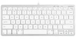 Macally SLIMKEYCA, kompakte USB-A-Tastatur f&uuml;r Mac, US QWERTY Tasten-Layout