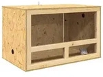 vidaXL Terrarium Braun 80 x 50 x 50 cm OSB